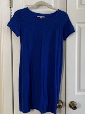 GAP royal blue womens T shirt dress XS NEW