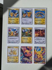 Cartes Pokémon Pikachu Evoli Friendship Set Holo Full Art