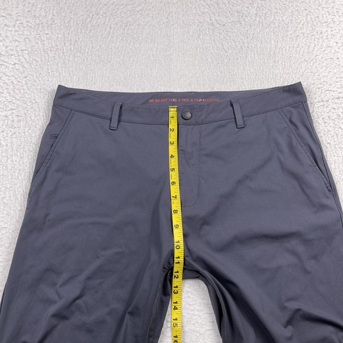 Rhone Pants Mens 36 Gray Commuter Classic Performance Golfer Lifestyle Prep Work - Picture 7 of 16