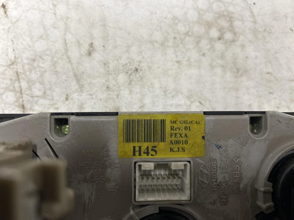 2011 HYUNDAI ACCENT Heat AC Controller OEM 10 11 - Изображение 3 из 3