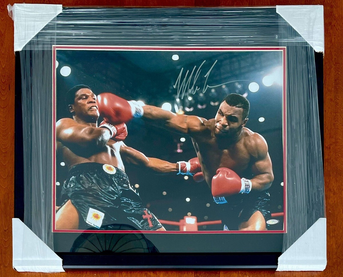 Mike Tyson Autographed Signed Photo, 22x27 Framed & Matted vs