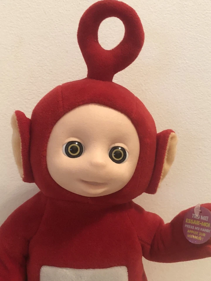 Spin Master Sun Holding Teletubbie Po 2017 peluche rojo no funciona 13"" muñeca limpia Foto 2 de 4