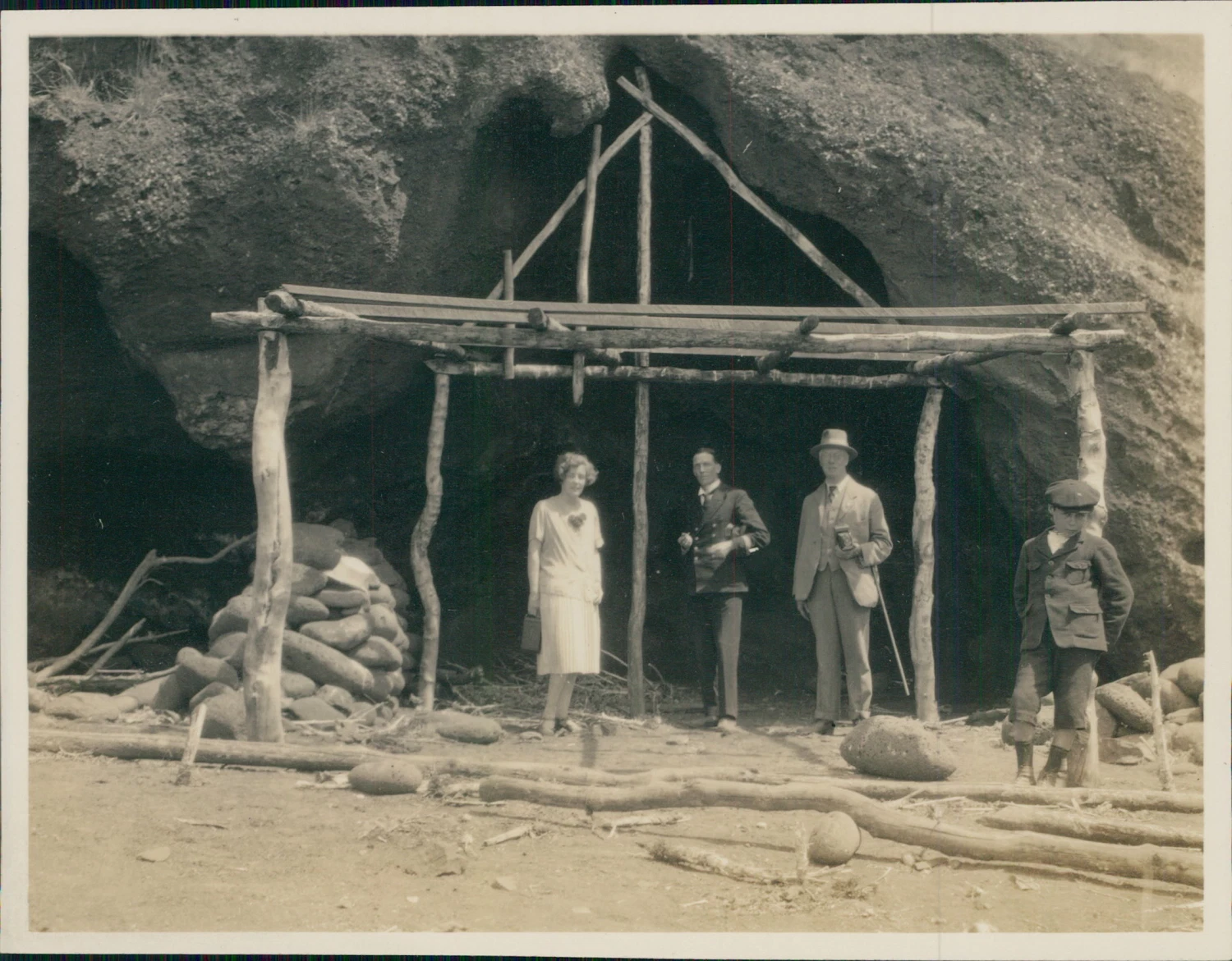 Chile, Islas Juan Fernández, Alejandro Selkirk Impresión en plata vintagePhotogr - Imagen 1 de 1