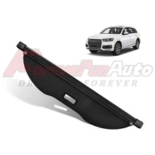 Rear Trunk Cargo Cover For 2013-2019 Ford Escape Retractable Luggage Shade Black