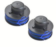 2 x Qualcast Spool & Trimmer Strimmer Line Cord Wire GGT250A1 GGT2501A Twin Line