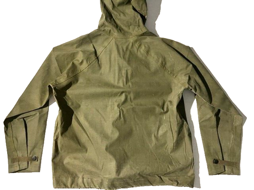 Giacca Parka Vintage USN Guerra del Vietnam Fallo Tempo Bagnato Taglia S M Cuciture Nastrizzate - Foto 3 di 20
