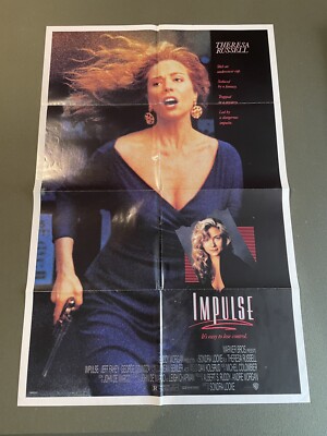 IMPULSE Original Theatrical Movie Poster 1990 Theresa Russell