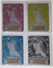 2024 Leaf Metal Baseball Rickey Henderson Ironclad Printing Plate 1/1 Set Lot