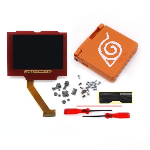 Red lens-- Easy Drop In Pre-Laminated V5 720x480 Retro Pixel LCD+Case For GBA SP - Picture 30 of 66