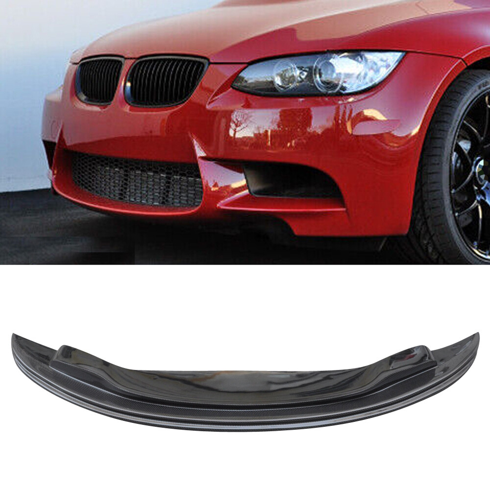 For BMW E90 E92 E93 M3 2008-2013 GTS Style Carbon Fiber Front Bumper Lip Spoiler