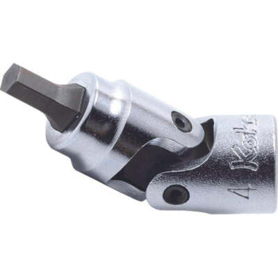 Koken 2430M-5 1/4 Sq. Dr. Universal Bit Socket 5mm Hex Length 40mm