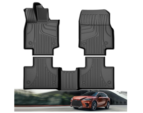 Floor Mat Liner Set Of 3 For Lexus 2023-2025 RX350 & RX500H All Weather Black