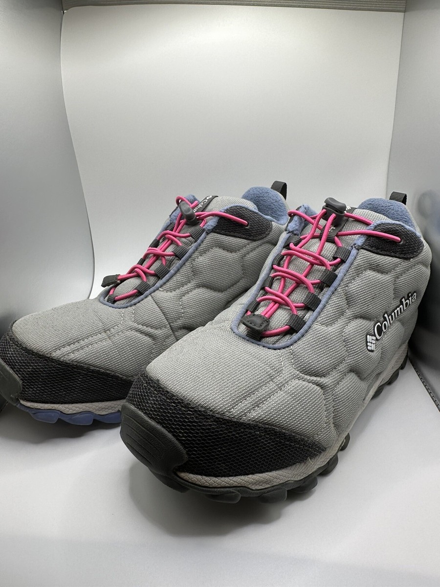 Columbia Youth Unisex Pink Omnigrip Techlite Hiking/Waterproof