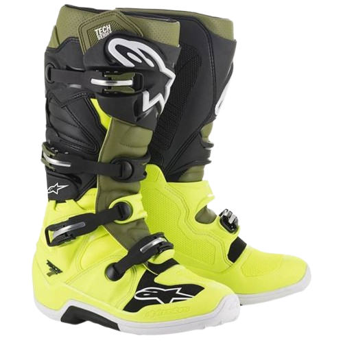 Alpinestars Tech 7 Motocross Boots MX Off Road Enduro Motorbike ATV Quad - Picture 12 of 13
