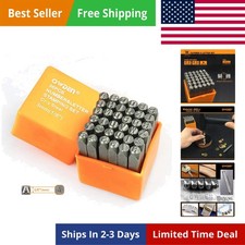 Professional 36Pcs. Steel Metal Stamping Tool Set,1/8 3mm,Steel Number and L...