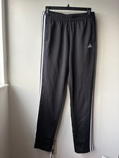 Adidas Women s Black Tricot Black Track Pants Size M