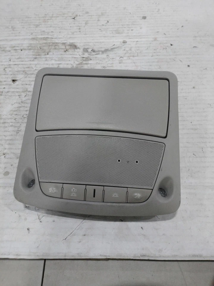 2018 GMC Sierra 1500 Center Console White OEM 23452545 Used 92K Miles - Imagem 2 de 4