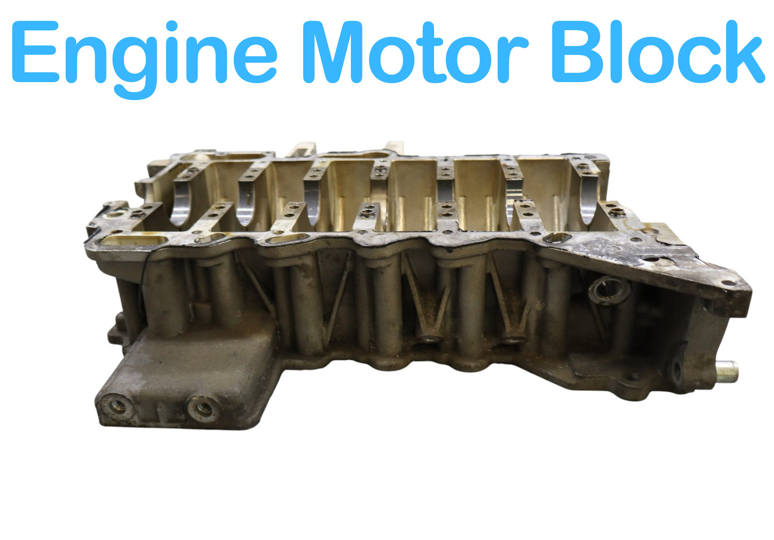 03-13 Bentley Continental Flying Spur GT 6.0L Lower Engine Motor Block Oem