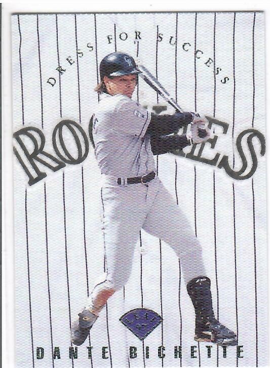 1997 Leaf - Dress for Success Dante Bichette #5 serial #2382/3500