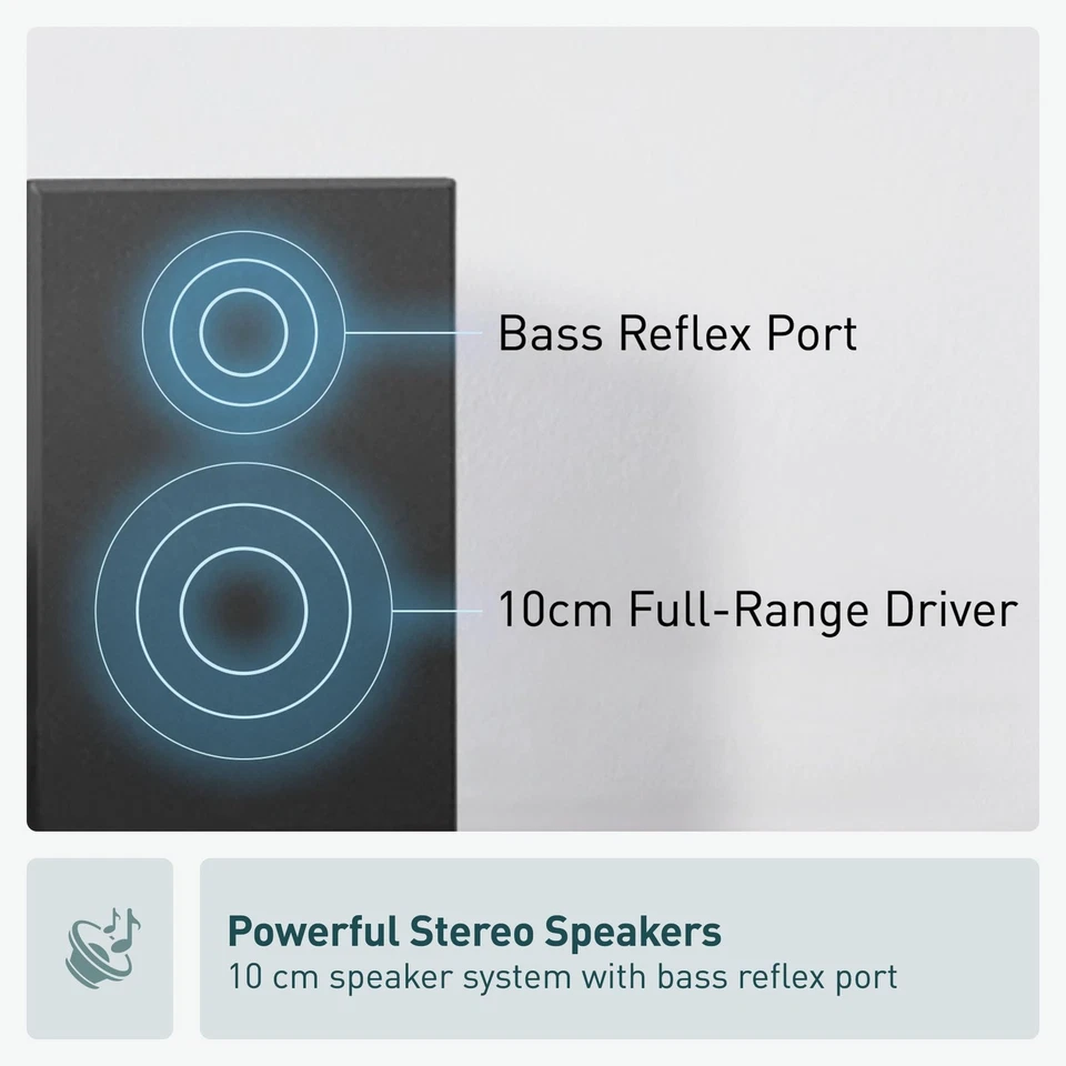 Panasonic Compact Stereo System with CD Player, Bluetooth, FM Radio and USB ... - Image 3 of 4