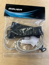 Bauer Flylite Elastic Toe Tie System | Hockey Goalie Pads Bungee Ties Goal Pad