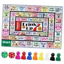 Drinking Board Games for Adults, Rubber Mat Drinking Board Game, Funny Drink Up