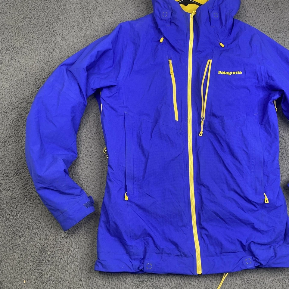 Chaqueta Patagonia Mujer Mediana Azul Amarillo H2No Capucha Triolet STY84340 Foto 2 de 4