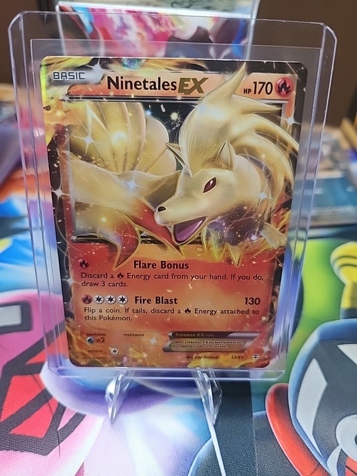 Pokemon Card - Ninetales EX - Ultra Rare (13/83) Generations NM