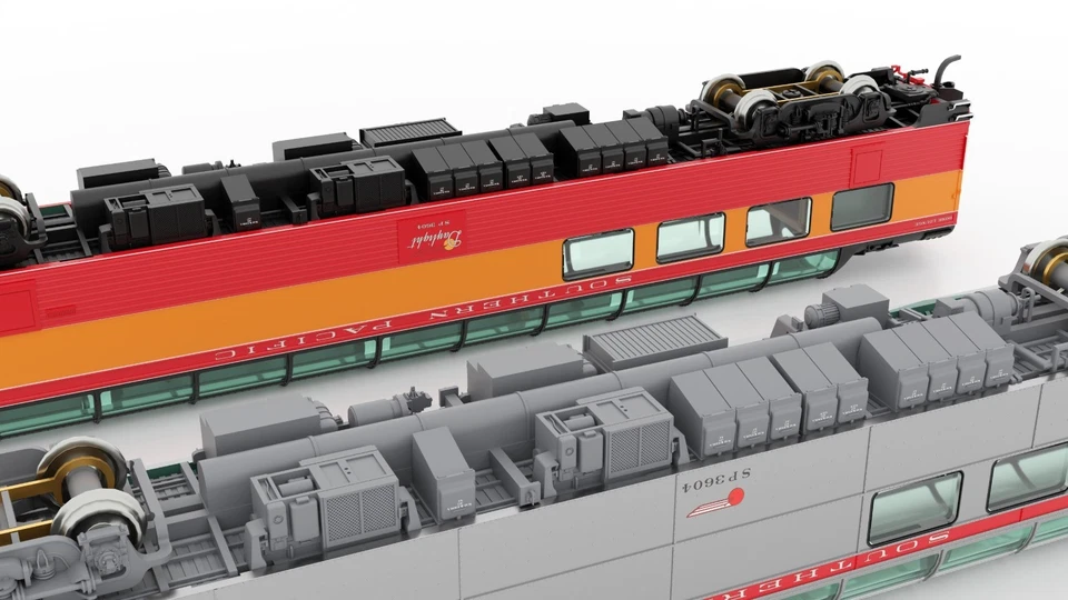 Rapido N Scale 575011 Amtrak (Phase I Scheme 1972+) ~ Dome Lounge Car ~ #9371 - Image 2 of 4