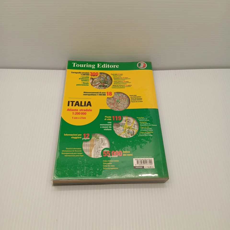 Touring Editore Italia Atlante Stradale 1:200 000 Paperback - image 2 of 4