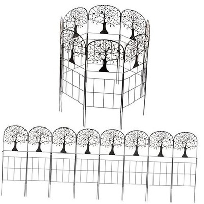 Tree of Life Metal Landscape Edging, 36 in x 8 ft Tree of Life, Tall