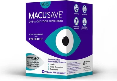 Macu-Save One a Day Eye Health 90 Capsules BBD 04/2028