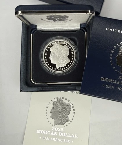 2025 S Morgan Silver Dollar $1 PROOF ‼️OGP & COA‼️