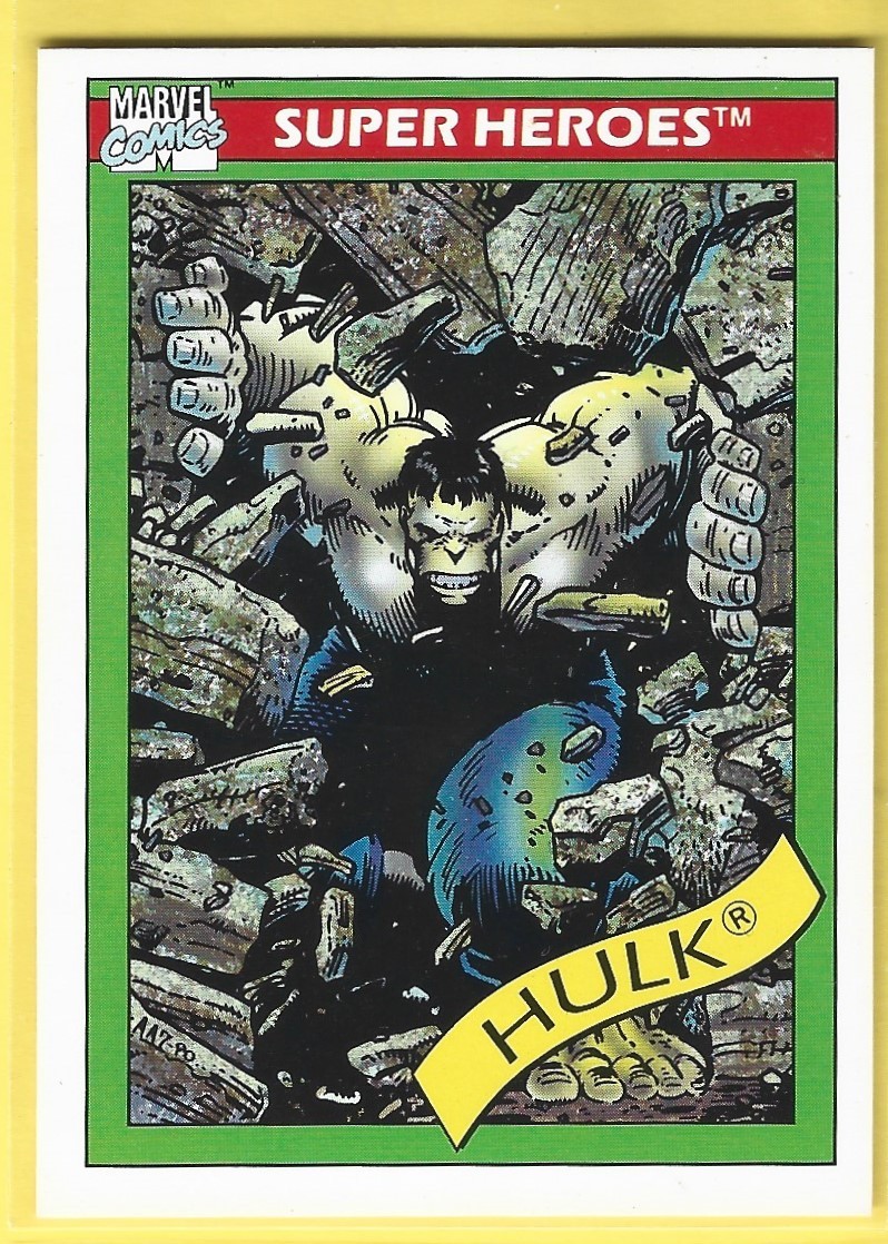 1990 Impel Marvel Universe #17 Hulk (gray) Free Shipping
