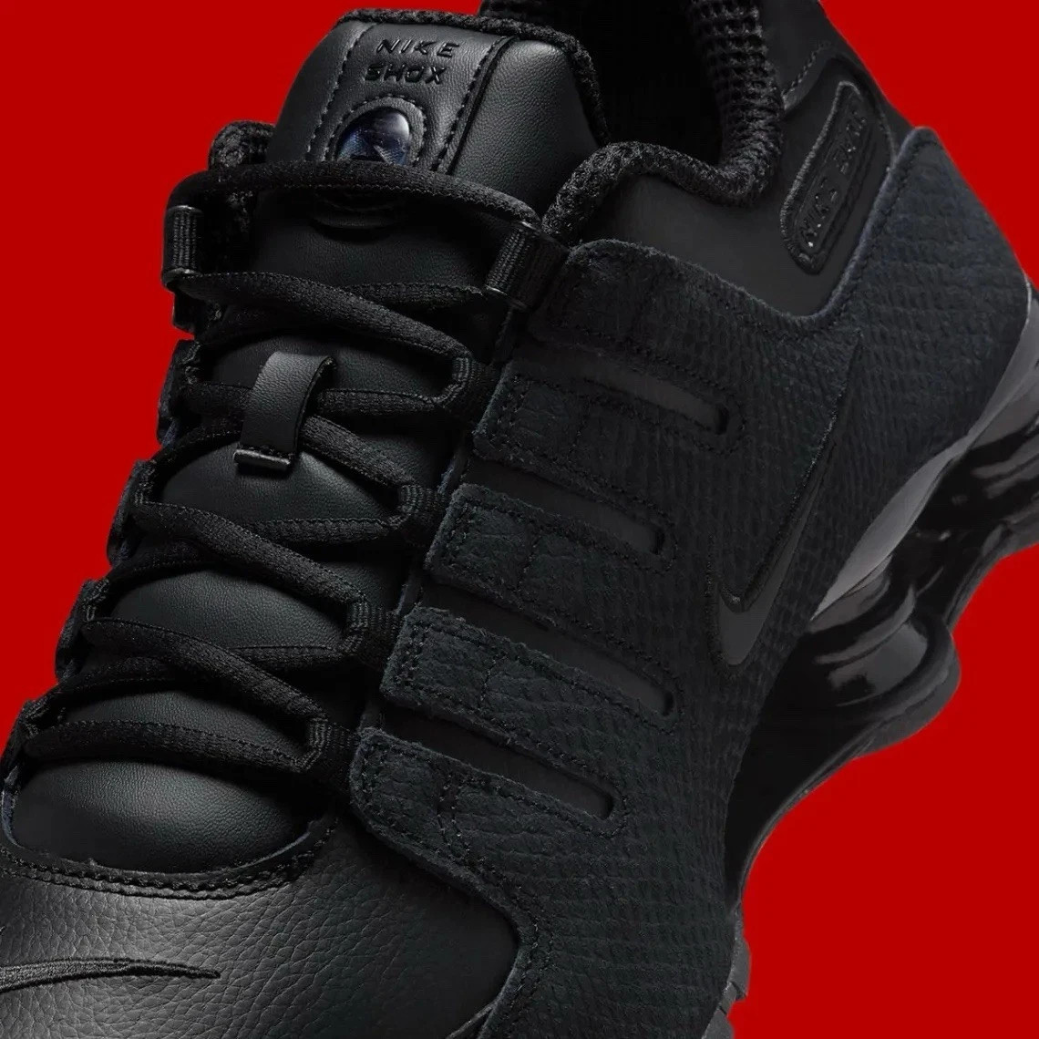 Nike Shox NZ Shoes Triple Black 378341-001 Men's Sizes NEW | eBay