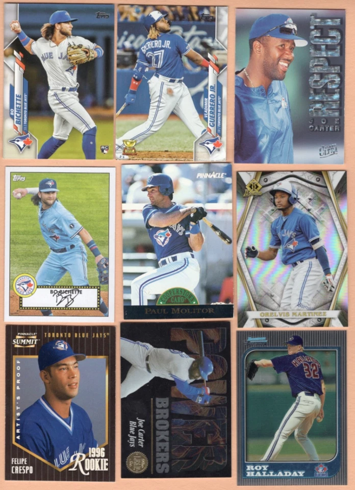 1980-2025 BLUE JAYS 900 CARD LOT VLAD GUERRERO BICHETTE SPRINGER AUTO RELIC SP + - Image 2 of 4