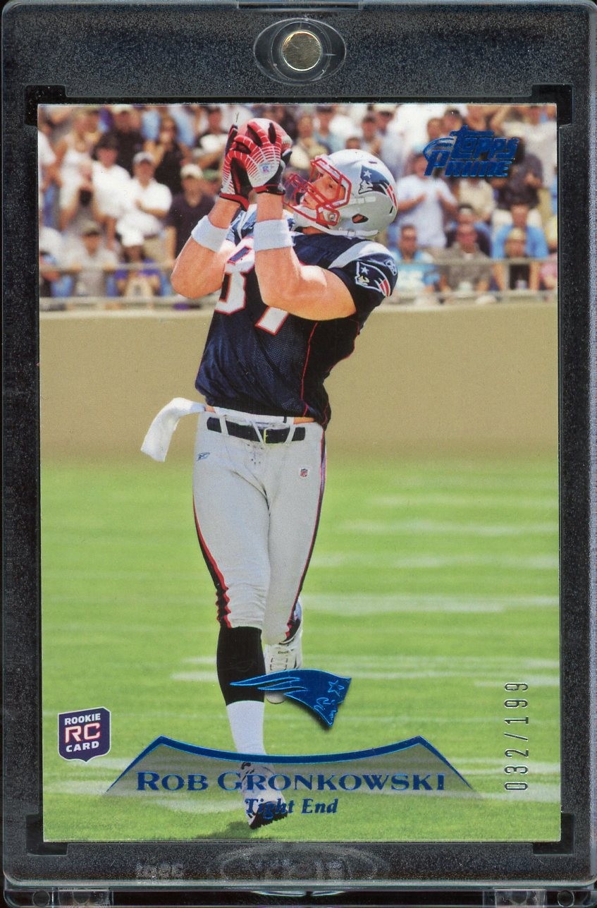 2010 Topps Prime #42 Rob Gronkowski Blue #/199 Rookie RC