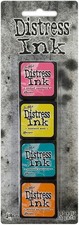 Ranger TDPK-40316 Distress Mini Ink Pads 4/Pkg-Kit 1