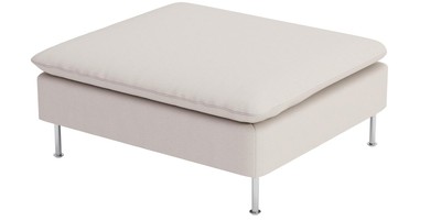 Durable Polyester Fabric Sofa Cover with IKEA SODERHAMN Footstool Slipcover. ...