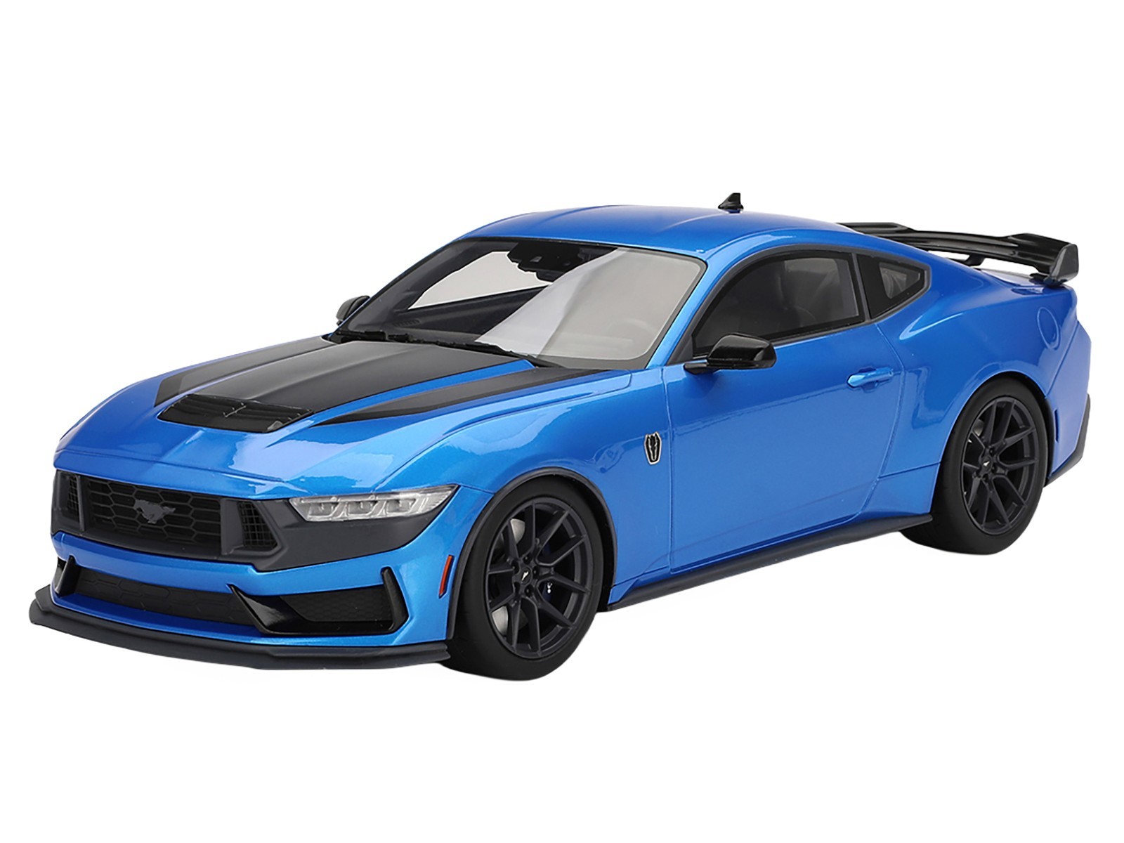 2024 FORD MUSTANG DARK HORSE GRABBER BLUE 1/18 MODEL CAR BY TOP SPEED TS0552