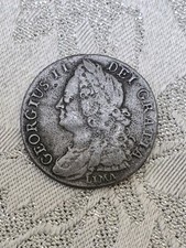 1745 LIMA 1 Shilling - George II Silver (.925) • 6.02 g • ⌀ 25 mm KM# 583