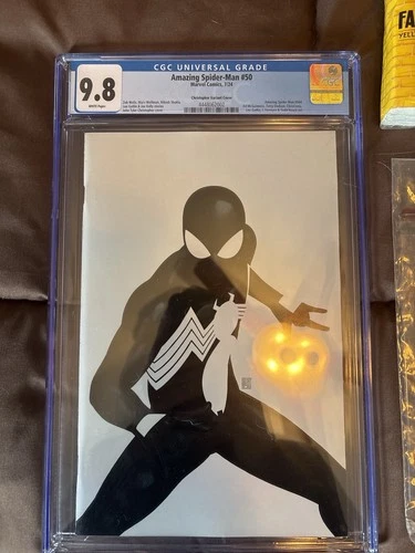 A mazing Spider-Man #50 CGC 9.8 White Pages – Christopher Variant Cover – Marvel