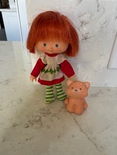 Vintage American Greetings Strawberry Shortcake Doll 1979  Custard Cat 1982