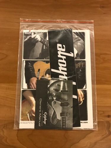Epiphone Owner's Manual, Poster & Sticker