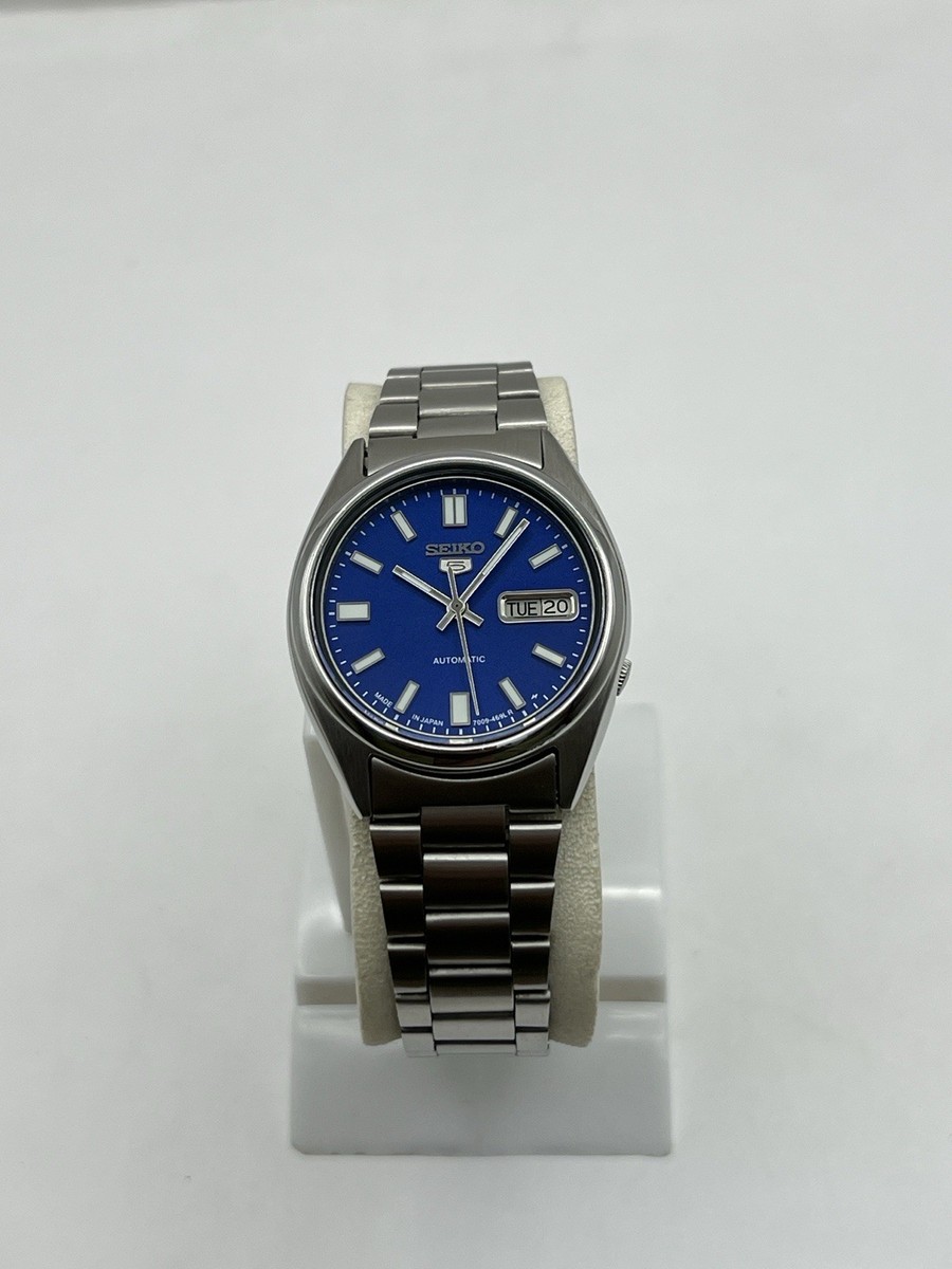 SEIKO SNXS79 BEAUTY BLUE SUNBRUST DIAL AUTOMATIC 17 JEWELS MEN’S  WRISTWATCH