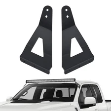 52Inch Curved Light Bar Bracket Upper Windshield Roof Cab 04-18 F150 SVT Raptor