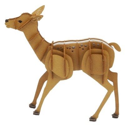 Fridolin 3D Papiermodell Rehkitz