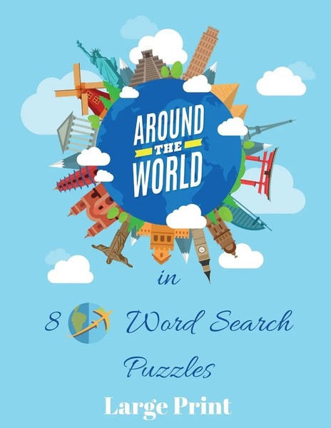 Wordsmith Publishing | Around The World In 80 Word Search Puzzles | Taschenbuch-image