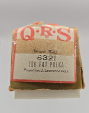 QRS Word Roll 8321 TOO FAT POLKA