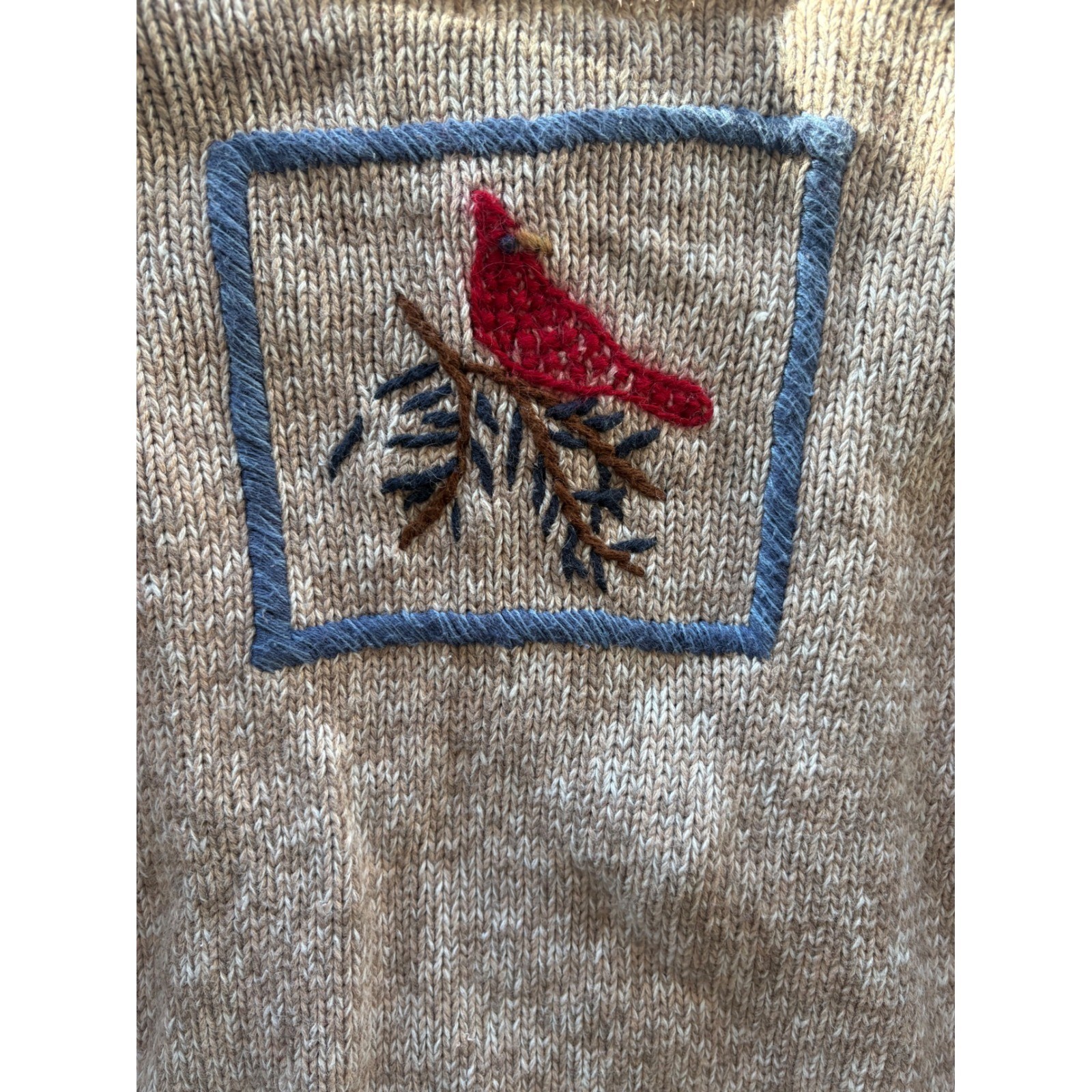 Nutcracker Vintage Christmas Patchwork Cardigan S… - image 4